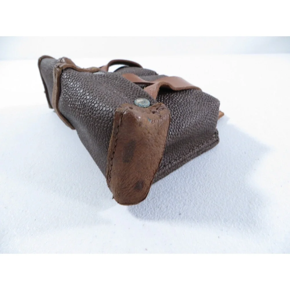 Mosin Nagant Dual Leather Ammo Pouch Russian USSR Dated 1952‎